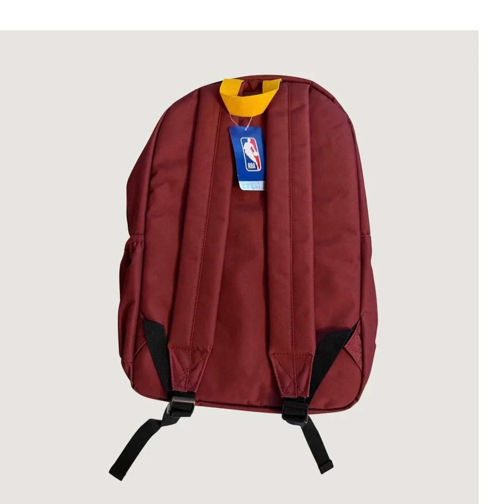 NBA Cleveland Cavaliers Backpack Maroon Red Team Logo School Bag NEW